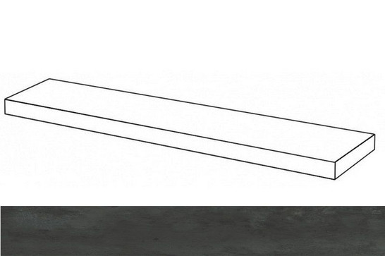 Ступень угловая Серфейс Стил 160 пр/Surface Steel Scal.160 ang.dx керамогранит