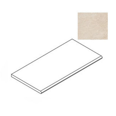 Керамогранит Forte Dei Marmi Rock Siberian Ivory Round 30x60 Atlas Concorde матовый бортик закругленный 620090001218