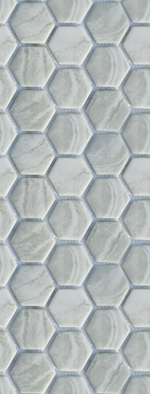 Мозаика HG.OL.IV.NT 295х300х6 Arch Skin матовая, серый