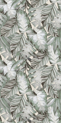 Керамогранит GT1206014217MCR Tropical_GT Зеленый 60х120 Global Tile carving, матовый универсальная плитка