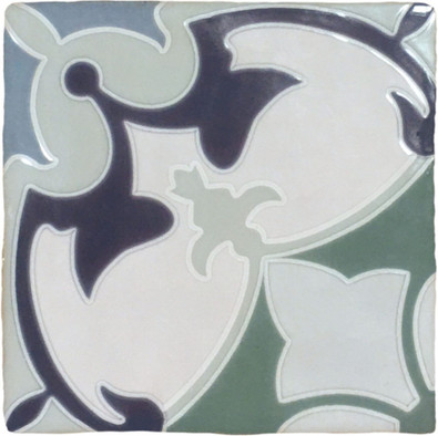Настенная плитка Melody Paris Br 13х13 Nanda Tiles глянцевая керамическая 00-00051764
