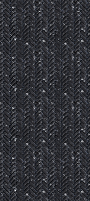 Мозаика RL.BL.DB.NT 296х300х6 Arch Skin матовая, черный