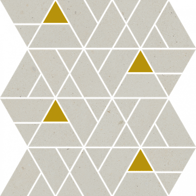 Мозаика Italon Avantgarde Pure Mosaico Luxor керамогранит 30.7х30.9 см матовая оранжевый, серый 620110000238