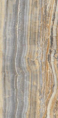 Керамогранит Ultra Onici Grey Onyx Vein Cut Lev. Silk (300х150) 6mm полированный
