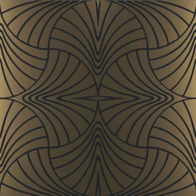 Декор Piuma Ottone Su Nnero Matt 60x60 Petracer`s Swing керамогранит глазурованный, матовый S PIUMA 22-20