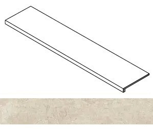 Ступень фронтальная Rinascente Fusion Calce Scalino Frontale 33x160 керамогранит матовая Atlas Concorde 620070003241
