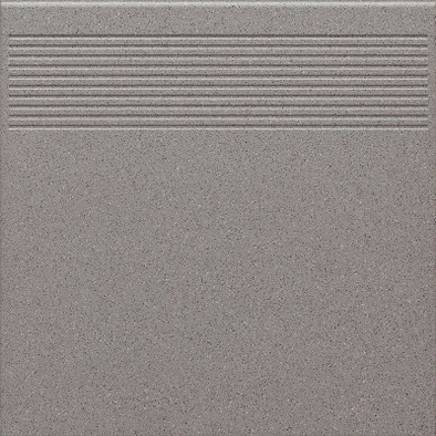 Ступень фронтальная Bazo Grys Stopnica Prosta Gres Sól-pieprz Mat. 30x30 керамогранит матовая 5902610543104