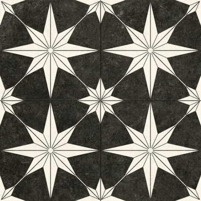 Керамогранит Star Black Pre. 45x45 Kerlife-Navarti матовый напольная плитка