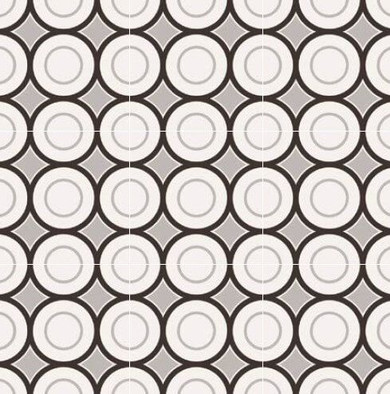 Керамогранит Black and White 05 20x20 универсальный матовый