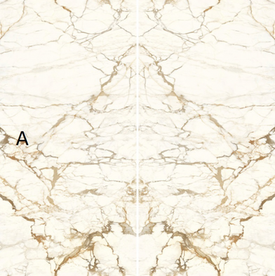 Керамогранит Ultra Marmi Calacatta Macchia Vecchia Book A Luc Shiny 150х300 Ariostea полированный универсальный G000075