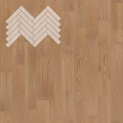 Паркетная доска Lab Arte Английская елка Дуб Натур Ларс лак 500х110х14/3