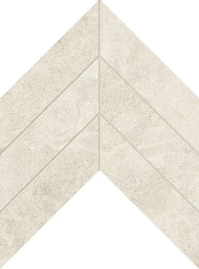 Мозаика Boost Icor Bone Chevron 30,5x35,6 керамогранит Atlas Concorde Italy матовая, белый AYZC