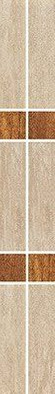 Бордюр Indus Krem 40x6 Natur (L-LCI-IND 02) матовый керамогранит