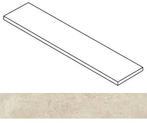 Ступень угловая Rinascente Fusion Calce Scalino Angolare Dx 33x120 керамогранит матовая Atlas Concorde 620070003263