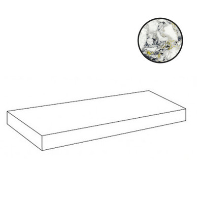 Ступень угловая Forte Dei Marmi Quark Ceppo Apuano Forest Scal. Ang. Sx 33x80 керамогранит матовая Atlas Concorde 620070002685 фото Ступень угловая Forte Dei Marmi Quark Ceppo Apuano Forest Scal. Ang. Sx 33x80 керамогранит матовая Atlas Concorde 620070002685