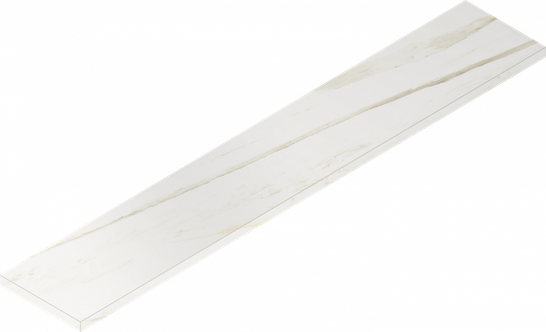 Ступень угловая Stellaris Carrara Ivory Scalino 33x160 Angolare Sx керамогранит матовая Italon 620070002632