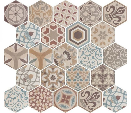 Декор Hexatile Harmony Colour керамический фото Декор Hexatile Harmony Colour керамический