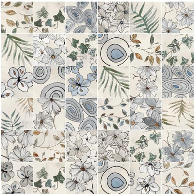 Декор Serenity White 20x20 Luc Matt. Elios Emotion керамогранит матовый, полированный 03A20A0