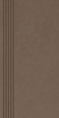 Ступень фронтальная Intero Brown Stopnica Prosta Nacinana Mat. 29,8x59,8 керамогранит матовая 5900144071575