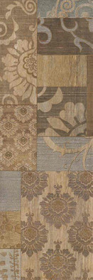 Настенная плитка Filigran 519 Pastoral 1 Decor Beige and Brown керамическая