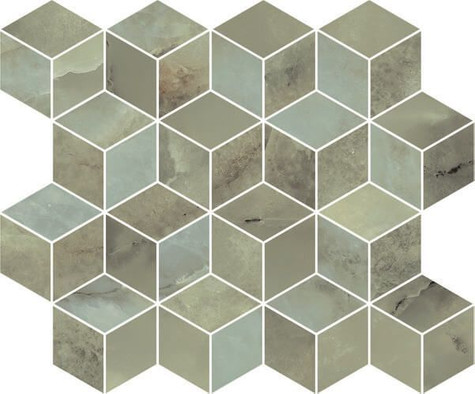 Декор T017/14025 Джардини Зеленый Мозаичный 37.5х45 Kerama Marazzi глянцевый керамический фото Декор T017/14025 Джардини Зеленый Мозаичный 37.5х45 Kerama Marazzi глянцевый керамический