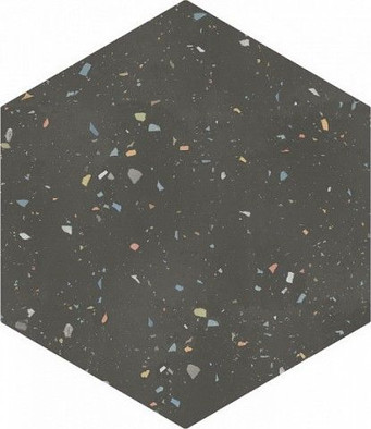 Керамогранит Terrazzo Graphite Colours 32x36.8 напольный матовый