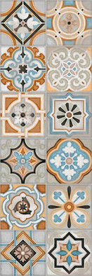Настенная плитка Urso Multicolor Vives 25x75 матовая керамическая