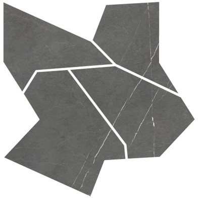 Декор Allure Deco Mosaic Anthracite Soft 60х60 Living Ceramics керамогранит матовый LV11121