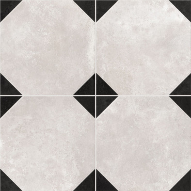Керамогранит Rimini White Pre-Cut 45x45 Etili Seramik Patchwork матовый напольная плитка n190308