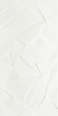 Настенная плитка Synergy Bianco Struktura B 30x60 глянцевая керамическая