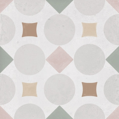 Керамогранит Patterns Pink Geometric/22,3/9 22,3x22,3 Peronda матовый универсальный 3386036508