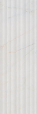 Настенная плитка 14034R Греппи Белый Структура обрезной 40x120 Kerama Marazzi глянцевая, керамическая