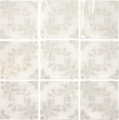 Настенная плитка Pontes White 13x13 глянцевая керамическая фото Настенная плитка Pontes White 13x13 глянцевая керамическая