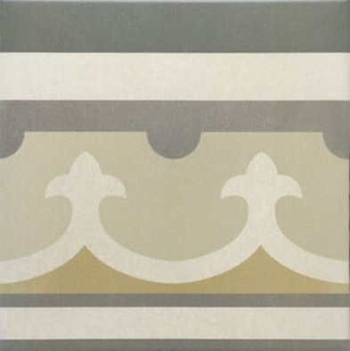 Напольная плитка Caprice Burgundy Border керамическая