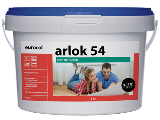 Клей Arlok 54 для паркета 3 кг фото Клей Arlok 54 для паркета 3 кг