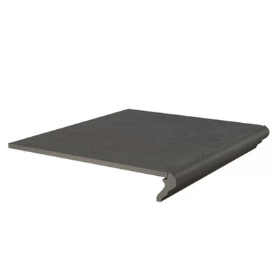 Ступень фронтальная KM4040G0041NGTF Хадду Серый Тёмный матовый 40,2x34x0,8  керамогранит Kerama Marazzi