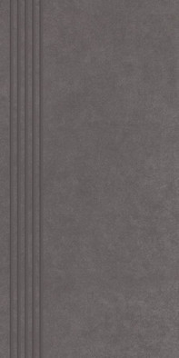 Ступень фронтальная Intero Grafit Stopnica Prosta Nacinana Mat. 29,8x59,8 керамогранит матовая 5900144091962