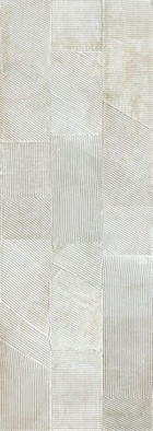 Настенная плитка Rue de Paris Concept Beige 25х70 Keraben рельефная (структурированная), сатинированная керамическая 00000038254