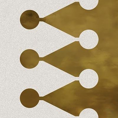 Декор Blasón Nacar Oro Vives 20x20 глянцевый керамический