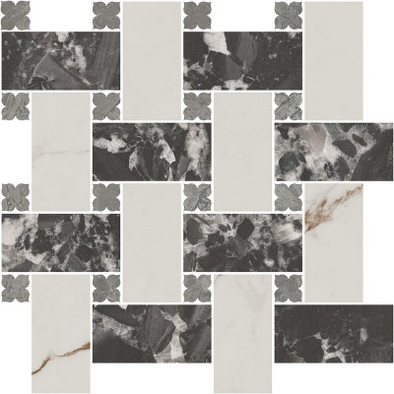Декор ID163 Риальто 3 Наборный матовый 43.5х43.5 Kerama Marazzi керамогранит