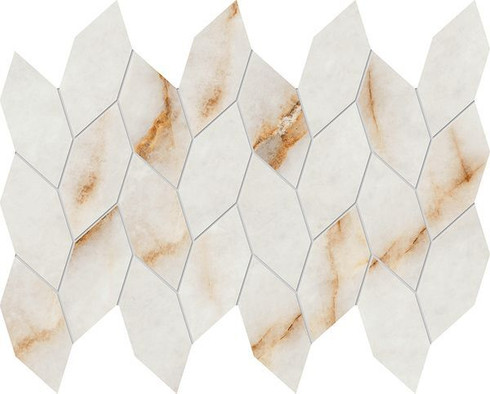 Мозаика Marvel Diva Ice Crystal Mosaico Twist Lapp. 27,6x35 керамогранит Atlas Concorde Italy полированная, бежевый, белый AYD7 фото Мозаика Marvel Diva Ice Crystal Mosaico Twist Lapp. 27,6x35 керамогранит Atlas Concorde Italy полированная, бежевый, белый AYD7