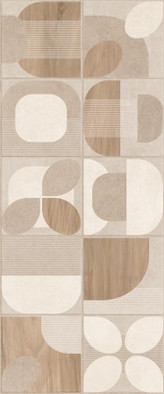 Настенная плитка Pinto Beige Бежевый 02 25х60 Gracia Ceramica матовая керамическая 010100001519