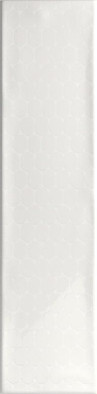 Декор Decor White 7.5x30 глянцевый керамический