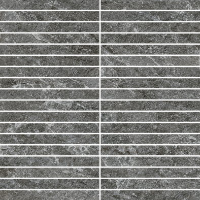Мозаика Italon Magma Graphite Mosaico Strip керамогранит 30х30 см матовая, серый 610110001366