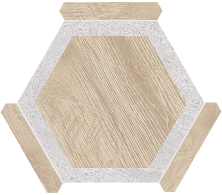 Керамогранит Oregon Haya Gris 22x25 Monopole матовый напольный 71246