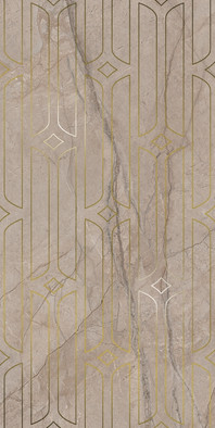 Декор KMD3STA071BR Ифран Бежевый Светлый глянцевый обрезной 60x119,5x0,9 Kerama Marazzi керамический