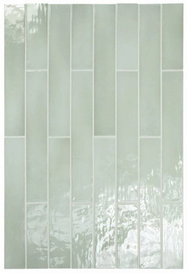 Настенная плитка Manacor Mint 6.5x40 глянцевая керамическая