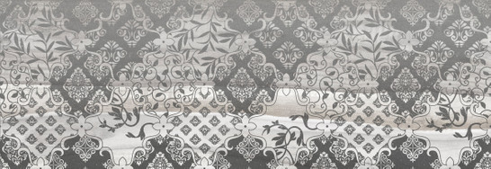 Декор Grace Fancy серый 20х60 Laparet матовый керамический