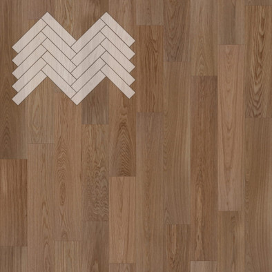 Паркетная доска Lab Arte Английская елка Дуб Натур Норвег лак 500х110х14/3