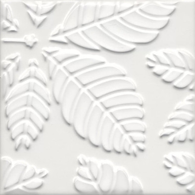 Декор KMD2SFB001BN Агдаль 1 Белый матовый структура 15x15x0,9 Kerama Marazzi  керамический